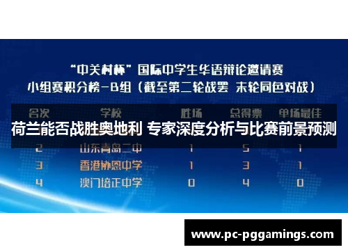 荷兰能否战胜奥地利 专家深度分析与比赛前景预测
